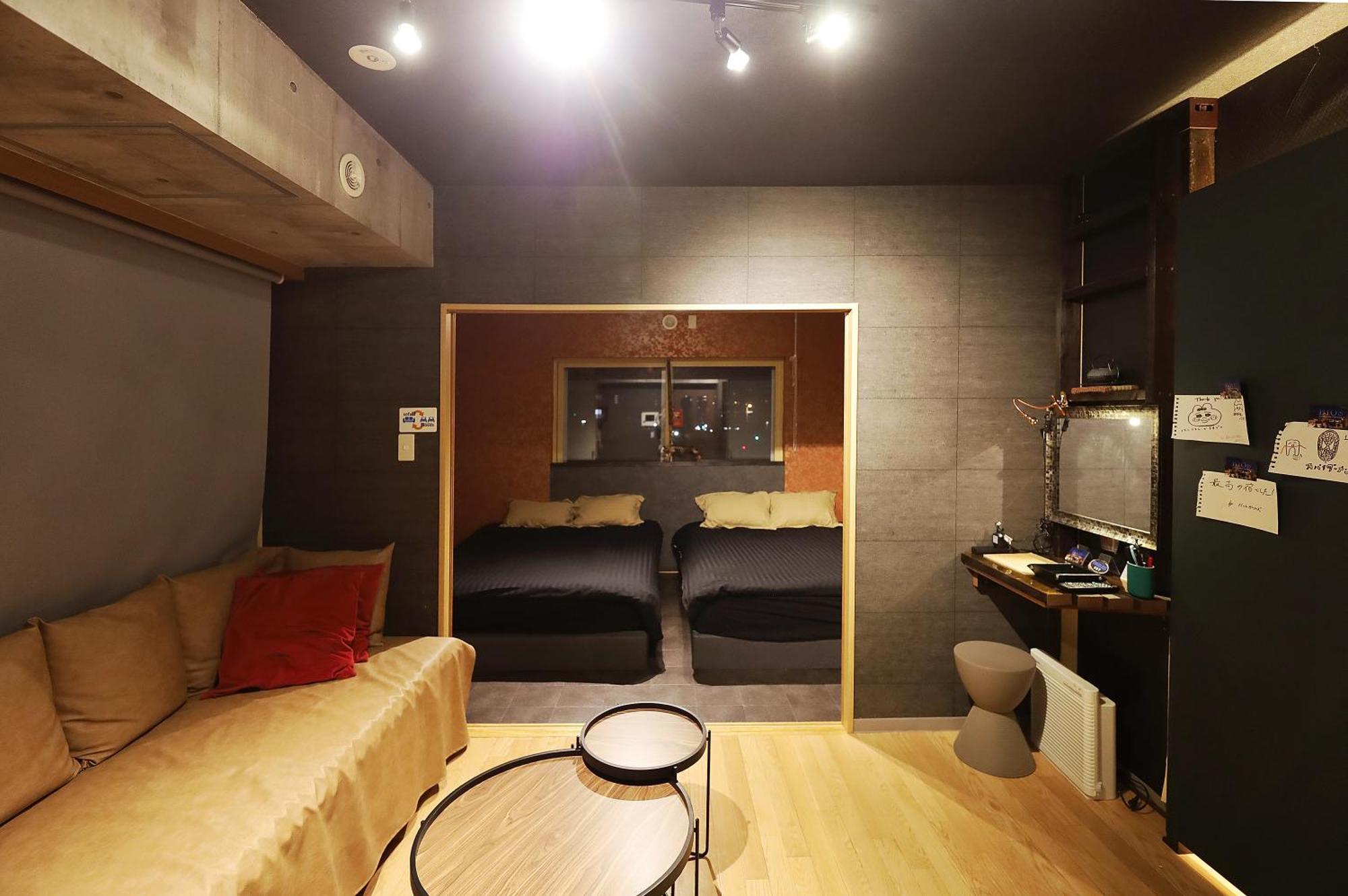 Biosvilla522-Sapporo Susukino Night- 1Room W-Beds2&S-Beds2 6Persons Exterior foto